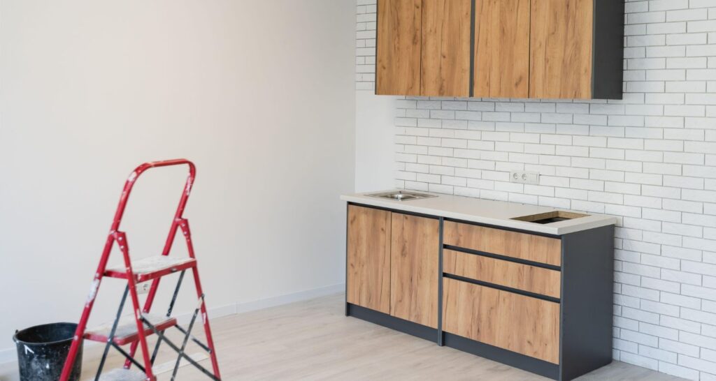 Pintores en Safranar Valencia - cocina recién pintada
